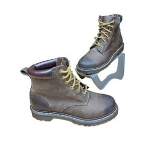 Dr Martens 939 Crazy Horse Y2K Vintage 6 Eyelet Boots Shoes Brown‎ Men 7 Women 9